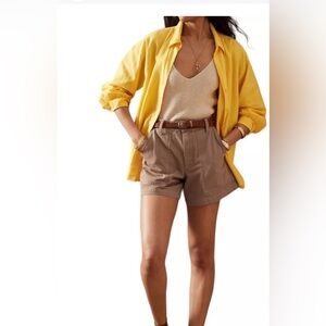 Banana Republic-Tie-Waist Utility Short-Women's Size:
12-Color: Iced Latte-NEW!!